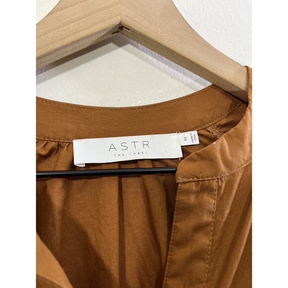 Boho Chic Avant Garde Cottagecore Lagenlook Tiered Dress M Art Terracotta Brown - Picture 4 of 16